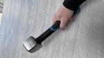 OX Club Hammer - Sledgehammer with Fibreglass Handle - Forged and Induction Hardened Hammerhead - 2.5 lb / 1.1 kg
