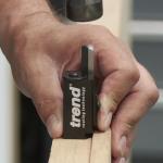Trend Hinge Recess Squaring Corner Chisel, Quickly Square Up Rounded Corners, C/CHISEL , 70mm, Black