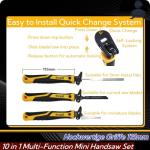 Magicbox 10 in 1 Model Mini Hand Saw Set, Interchangeable Craft Saw Tool Set with 2 Needle Files, 8 Mini Blades for Cutting Branches and Model Making, Craft Tools