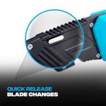OX TOOLS P224301 Pro Heavy Duty Fixed Blade Folding Knife, Blue / Black