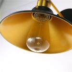 LEDSone Industrial Wall Light, Vintage Black Wall Sconce Adjustable Antique Wall Lighting E27 for Restaurants Galleries Aisle Kitchen Bedroom 2 Pack