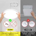 Befurglor 24W LED Ceiling Light Ø 28.5cm, 5000K Daylight White 2200LM Modern Light Fittings Ceilings,150W Equivalent, IP44 Waterproof LED Bathroom Light, for Living Room,Bedroom, Kitchen, Office