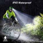 Blukar Head Torch Rechargeable, 2000L Super Bright LED Headlamp Headlight with Sensor Control, 6 Light Modes, IPX5 Waterproof, 30 Hrs Runtime for Power Cuts, Emergency, Running, Hiking etc.