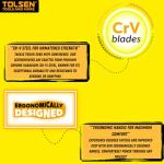 Tolsen 13pcs VDE Insulated Electricians Screwdriver Set with Rubber Handle in Hard Case | Interchangeable | Magnetic Tips | 1000V | Ideal for Electrical, Home and DIY Projects