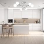 Dellemade Ceiling Light, 6 Lights Chandelier Ceiling Light for Living Room,Bedroom,Kitchen (Silver)