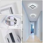 AUA LED Ceiling Light, 24W Modern Ceiling Lamp, LED Ceiling Lights for Bedroom Hallway Office Kitchen Living Room, Cold White 6500K