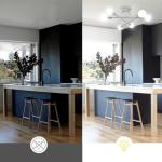 Dellemade Ceiling Light, 6 Lights Chandelier Ceiling Light for Living Room,Bedroom,Kitchen (Silver)