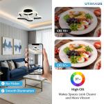 OTRAMUS 50W LED Ceiling Light | Eye Protection Anti Flicker Ceiling Lamp | High CRI Ra≥97 | 3 Color Mode Warm, Cool & Natural White | Soft Light for Bedroom Living Room & More (Star)