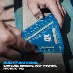 OX Tools Pro Aluminium Rafters Square Metric - 180mm, Blue