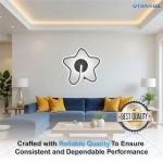 OTRAMUS 50W LED Ceiling Light | Eye Protection Anti Flicker Ceiling Lamp | High CRI Ra≥97 | 3 Color Mode Warm, Cool & Natural White | Soft Light for Bedroom Living Room & More (Star)