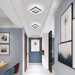 AUA LED Ceiling Light, 24W Modern Ceiling Lamp, LED Ceiling Lights for Bedroom Hallway Office Kitchen Living Room, Cold White 6500K
