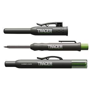 Tracer Deep Hole Construction Pencil with 6 x Replacement Lead Pack and accompanying Site Holsters all-in-one Marking Kit. Carpenter Pencil Set