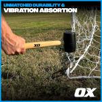 OX Trade Black Rubber Mallet - 16 oz, 160z / 450g