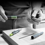 Tracer Deep Hole Construction Pencil with 6 x Replacement Lead Pack and accompanying Site Holsters all-in-one Marking Kit. Carpenter Pencil Set