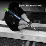 Tracer Deep Hole Construction Pencil with 6 x Replacement Lead Pack and accompanying Site Holsters all-in-one Marking Kit. Carpenter Pencil Set