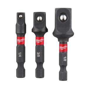 Milwaukee Shockwave Impact Socket Adaptor Set (3pc)
