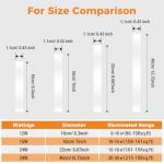 slochi Bathroom Light, 3000K/4000K/6500K 3 Color Temperature, Waterproof IP54, Small, Round, Modern, Flush Ceiling Light for Bathroom, Kitchen, Bedroom, Hallway and More