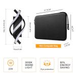 DAXGD Bedroom Wall Lights, Modern Led Interior Wall Lights, 22W Acrylic Wall Sconce Lights for Bedroom Living Room Office Restaurant Hallway, Warm White Light 3000K [Energy Class E]