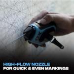 OX Trade 30m/100' ABS Chalk Reel w/Grip Value Pack - Standard Bold Line / 6:1 Gear Ratio