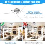 LED Ceiling Lights - Elegant Curved Design Ceiling Light,21W Cool White Light 6000K 3 Built-in LED Boards, 1600 Lumens Modern Ceiling Lighting Fixture for Living Rooms, Bedroom, Kitchen Hallway