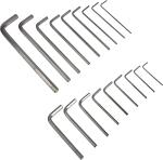 Amazon Basics 36-Piece Allen Wrench/Hex Key Set - Inch/SAE and Metric