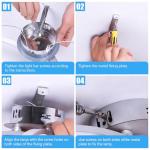 LED Ceiling Lights - Elegant Curved Design Ceiling Light,21W Cool White Light 6000K 3 Built-in LED Boards, 1600 Lumens Modern Ceiling Lighting Fixture for Living Rooms, Bedroom, Kitchen Hallway