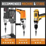 3PCS Premium HSS & Cobalt Spiral Step Drill Bit Sets (1/4"-7/8"), TiAlN Coated for Superior Durability, Cone Drill Bit for Sheet Metal, Stainless Steel, Aluminum, Wood, Plastic and DIY Projects