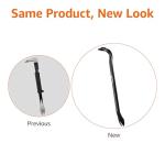 Amazon Basics Pry Bar/Nail Puller, 4 count (Pack of 1), Black