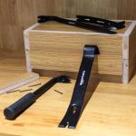 Amazon Basics Pry Bar/Nail Puller, 4 count (Pack of 1), Black