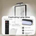 Speclux Rechargeable Wall Lights, LED Battery Operated Wall Lights with 7500mAh Battery Lamp for Bedroom, 3 Colors with 15 RGB Colors, 360°Rotate & Stepless Dimmable Brightness(2 Pack Black)