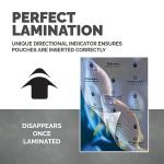 Fellowes Laminating Pouches A4, Gloss Finish - 100 Sheets - 160 Micron (2 x 80 Micron) Clear & Durable Laminating Pouch with Image Last Directional Mark - Ideal for Photos and Notices