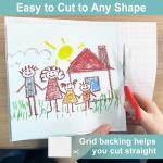 HYPERTAI Self-Adhesive Laminating Sheets, A4 Size 20-Pack No Heat No Machine Laminating Pouches, 225 * 310MM 100 Micron Glossy Protection Film for Home, School & DIY Crafts