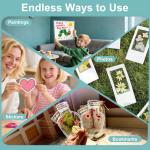 HYPERTAI Self-Adhesive Laminating Sheets, A4 Size 20-Pack No Heat No Machine Laminating Pouches, 225 * 310MM 100 Micron Glossy Protection Film for Home, School & DIY Crafts