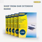 Binding Bazaar Matt A4 Laminating Pouches, Matt Finish, 150 Micron, 100 Laminating Sheets - Non-Reflective Finish Makes Your Words and Colours Easier to Read - Compatible with All Laminating Machines