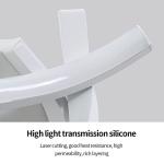 Comely Modern LED Wall Lamp, 22W LED Wall Lights Indoor, White Acrylic Wall Sconce Light for Bedroom Living Room Office Restaurant Hallway, Cool White 6500K