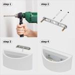 TLGREEN Indoor Plaster Wall Lights, Modern Wall Wash Lamp Warm White LED Up and Down Wall Lamp for Living Room, Hallway, Stairs (G9 LED Bulb Include)