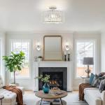 ANWIO Wall Lights,Bedroom Wall Lights,Silver Wall Light for Living Room,E27 Wall Light Shade Ceiling,Morden Crystal Wall Ceiling Light,Indoor Crystal Wall lamp(2 PCS,E27 Base,NO Bulbs)