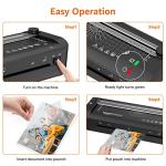 Amazon Basics 3 in-1 A4 Thermal Laminator with Trimming, Punching, Corner Rounding Functions, Includes 10 Pouches, Black