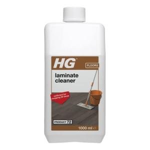 HG Laminate Floor Cleaner - Concentrated, Freshly Scented Solution for All Laminate Floors, Including Matte & Click Floors - Cleans, Polishes & Restores Shine - 1 Litre