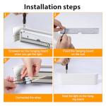 OOWOLF Indoor Led Wall Lights - 2 Pack 3000K/4500K/6000K Adjustable Color Temperature Wall Lights for Bedroom Living Room Kitchen Dining Room