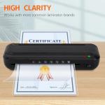 120 Sheets A4 Laminating Pouches,Gloss Finish,Rounded Corners, Clear,120 Micron (2 x 60 Micron) Laminator Pouches Glossy Laminate Pouch-Flexible Rigidity for Everyday Use