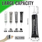 Wood Furniture Repair Kit, Black Dark Light Grey White Touch Up Filler, Oak Laminate Floor Repair Kit for Scratches Cracks Holes Stains, Easy to use