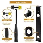 LATERN 43Pcs Laminate Floor Kit, 26CM Double Sided Rubber Mallet with Robust Tapping Block, Heavy Duty Steel Pull Bar, 40Pcs Floor Spacers - for Laminate Wood Flooring Installation