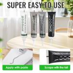 Wood Furniture Repair Kit, Black Dark Light Grey White Touch Up Filler, Oak Laminate Floor Repair Kit for Scratches Cracks Holes Stains, Easy to use