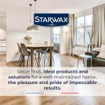 STARWAX Protective Gloss Restorer for Parquet & Laminate Floors – Shine Restorer & Scratch Concealer – Long-Lasting Protection, Non-Slip Finish – 1L (Up to 30m²)