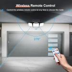 280 LED Solar Flood Lights Outdoor, 3 Adjustable Heads Solar Lights Outdoor Garden Motion Sensor, Waterproof Wireless Solar Security Lights Outside for Yard Garage Driveway Patio Garden, 1 Pack