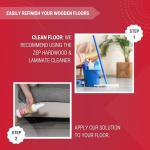 Zep Hardwood & Laminate Floor Refinisher - 1L, laminate floor polish, wood floor polish, wood oil, floor polisher, floor cleaner, floor buffer, wood polish