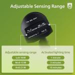 Philips 24W 3500LM LED Security Lights w/PIR Motion Sensor Outdoor, 5000K Daylight Dusk to Dawn Aluminum Flood light, 3 Adjustable Heads, Waterproof for Garage, Yard, Porch