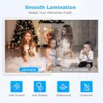 BONSEN A4 Laminator Machine with 60 Laminating Pouches, Never Jam Technolagy, 270mm/min Quick Lamination for Office, Home, School Crafts, Menu, L3401