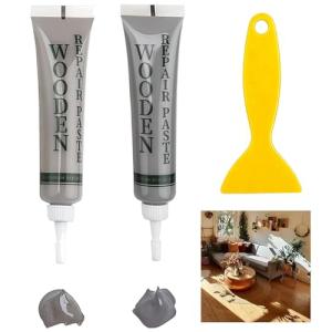 Laminate Floor Repair Kit, Wood Filler, Wood Putty, Wood Repair Kit, Vinyl Floor Repair Kit, Laminate Worktop Repair Kit for Wooden Floor Furniture Scratch Repair